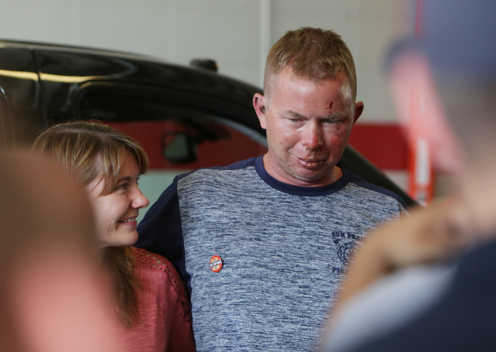 Injured Sun Prairie firefighter